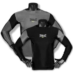 Everlast Men's S/SLV Rash Guard Contrast Panel - Fitshop