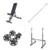 Panca Per I Pesi Taurus B900 Con Piano Di Appoggio Bilanciere E Set Da 75 Kg - Fitshop -Sport Sconto taurus hantelbank langhantelablage 75kg 001 d